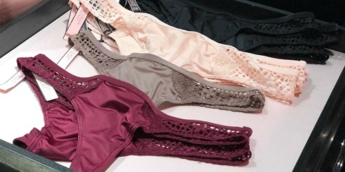 $5 Victoria’s Secret Thongs & Panties (Regularly $16.50)