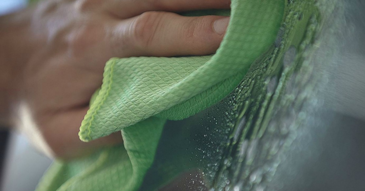 Chamois 2 Pack Viking Diamond Weave Microfiber Windshield & Glass Cloth