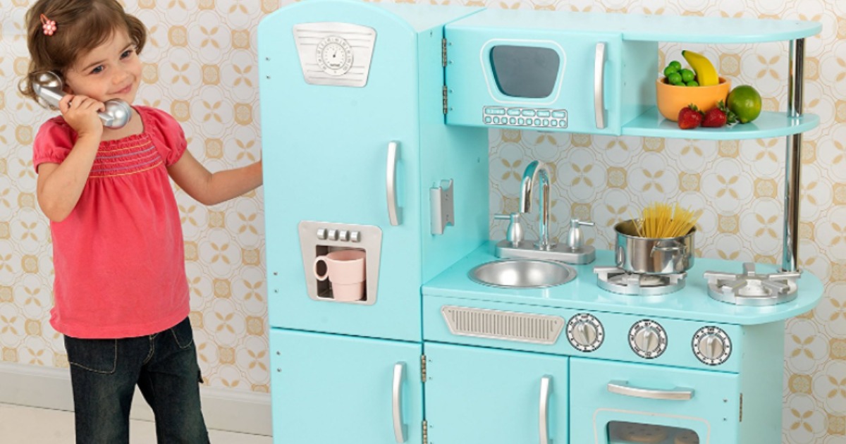 Amazon KidKraft Vintage Kitchens Starting At ONLY 87 99 Shipped   Vintage Kidkraft Kitchen 