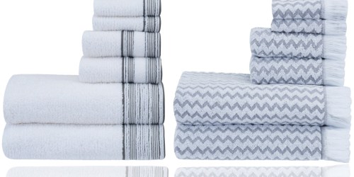 Walmart.com: Better Homes & Gardens 6-Piece Bath Towel Sets Only $8.98 (Regularly $38)