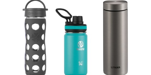 Amazon: LifeFactory Glass Water Bottle Only $11.95 (Regularly $20) & More
