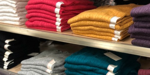 Target: 20% Off Men’s & Women’s Sweaters