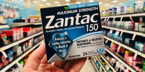 High Value $4/1 Zantac Printable Coupon = Only $1.59 at Target (After Cash Back)