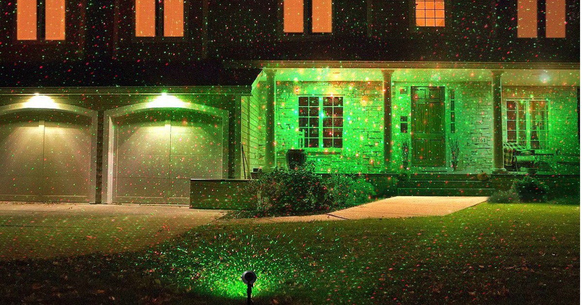 Amazon 1byone Outdoor Christmas Laser Light Projector Just 33.59 Shipped