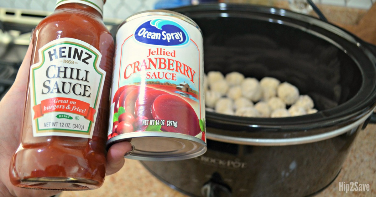Slow Cooker Cranberry Chili Meatballs Hip2save