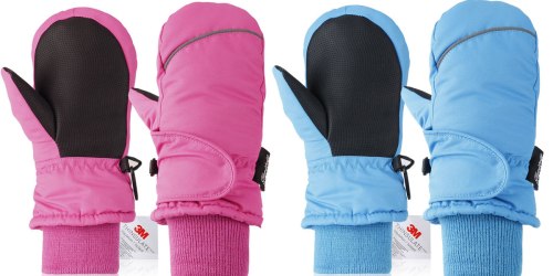 Amazon: Waterproof Kid’s Mittens Just $9 & More