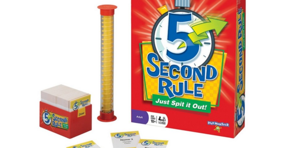 stock image of 5 second rule card game