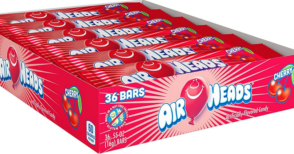 Amazon: Airheads Cherry Candy 36-Pack Just $3.78 - Hip2Save