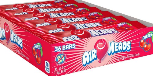 Amazon: Airheads Cherry Candy 36-Pack Just $3.78