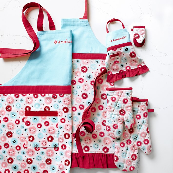 American girl apron deals set