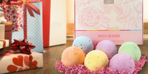 Amazon: Anjou Bath Bombs Gift Set Only $10.99 (Made w/ Essential Oils & Dried Flowers)