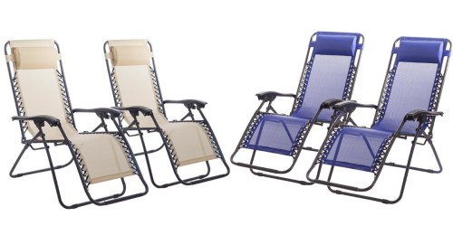 TWO Zero Gravity Outdoor Chairs Only $39.99 Shipped (Just $20 Each)
