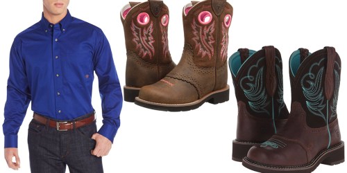 Amazon: Up to 55% Off Ariat Boots & Apparel