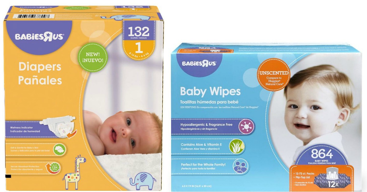 BabiesRUs Brand Super Pack Diapers &amp; Wipes Just 11.99