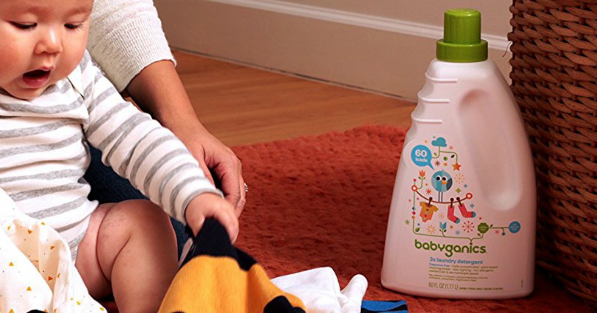 Amazon 45 Off Babyganics Laundry Detergent, Dish Soap, Diapers & More