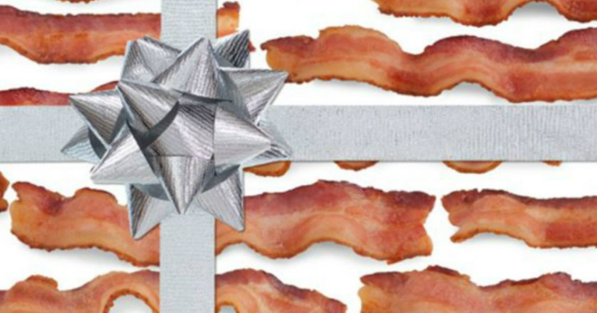 *HOT* FREE Bacon Themed Wrapping Paper