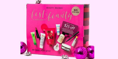 Beauty Brands 11-Piece Beauty Sample Box ONLY $21.50 ($136 Value) + More
