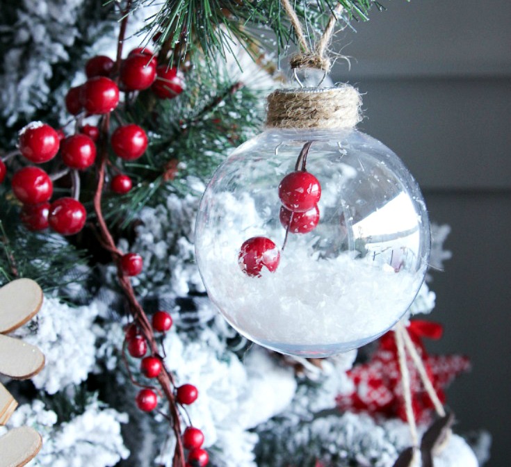 15 Inspiring Ways to Dress Up Dollar Tree Clear Ball Christmas