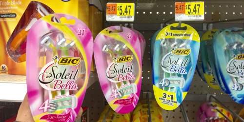 High Value $3/1 BIC Disposable Razor Coupon = Razors Just 47¢ At Walmart (After Cash Back)