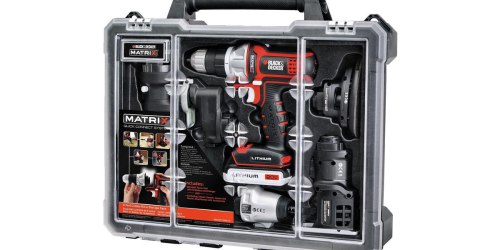 Amazon: Black & Decker Cordless Tool Combo Kit w/ Case $119 Shipped – Today Only