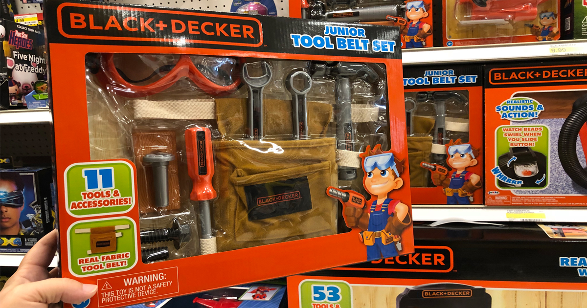 Target: Black & Decker Junior Tool Belt Set $4 - My Frugal Adventures