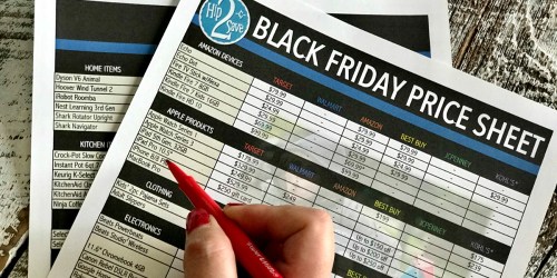 Just Released! Black Friday Comparison Cheat Sheet – HOTTEST Buys at Kohl’s, Target & More