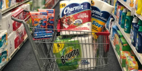 *HOT* Tide, Bounty and Charmin Deal at CVS After Cash Card + FREE Crest Toothpaste