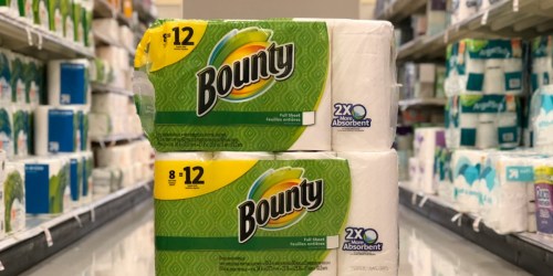 Bounty Paper Towels 8-Count Only $5.97 Shipped After Target Gift Card (Just 75¢ Per GIANT Roll)