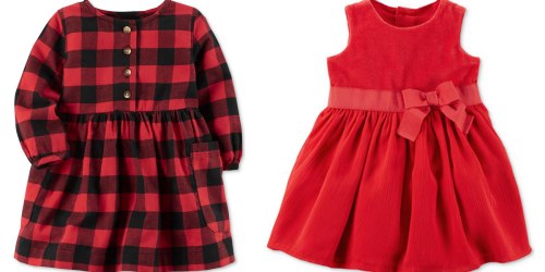 Macy’s.com: Carter’s Baby & Toddler Holiday Dresses as Low as $13.59 (Regularly $34+)