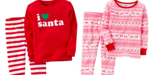 Carter’s Black Friday Sale is LIVE NOW = 2-Piece Holiday Pajamas ONLY $5 Shipped + More