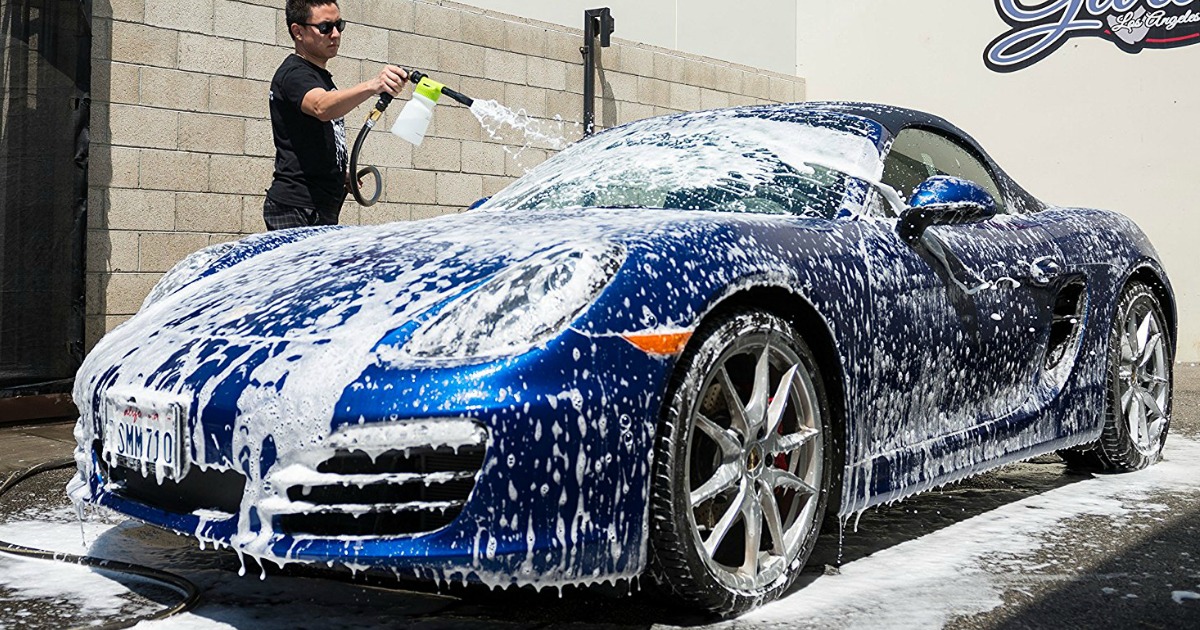 Tesla In A Car Wash