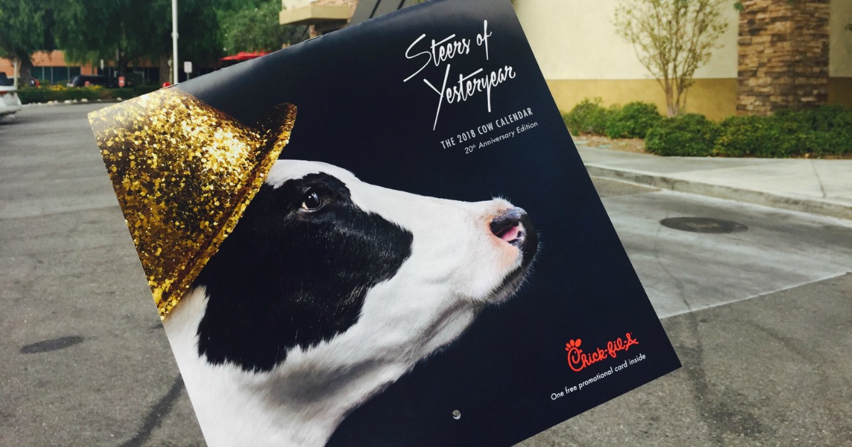 Chick-Fil-A Says Goodbye To Their Cow Calendars • Hip2Save