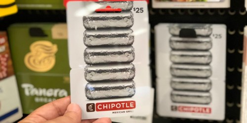 $25 Chipotle Gift Card Only $22.50 at Target | In-Store & Online
