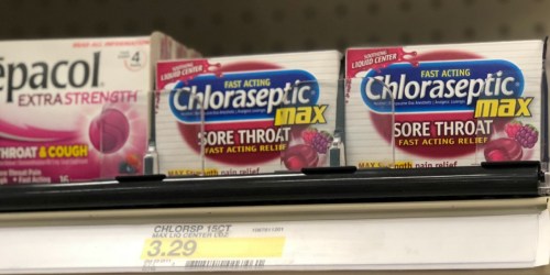 High Value $1.50/1 Chloraseptic Coupon = 80¢ Lozenges at Target + More