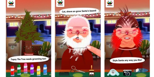 FREE Christmas Edition Toca Boca Hair Salon iTunes App (Great for Ages 5+)