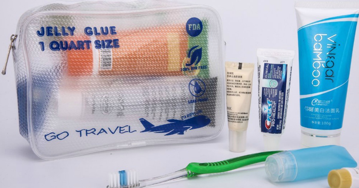 Amazon Clear Travel Toiletry Bag Just 8.25