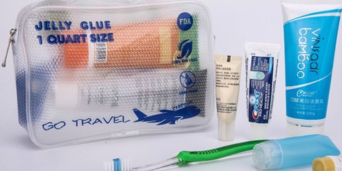 Amazon: Clear Travel Toiletry Bag Just $8.25