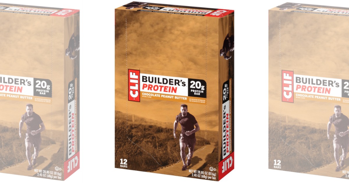 Amazon CLIF Builder's Protein Bar 12Count Pack Only 8.89 Shipped