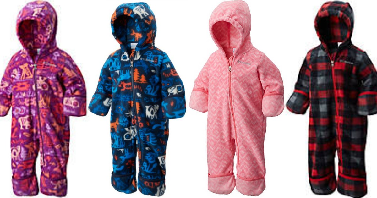 Columbia Infant Fleece Bunting Only 19.99 Shipped (Regularly 40) + More