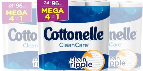 Amazon: Cottonelle CleanCare 24 MEGA Rolls Just $18.37 Shipped