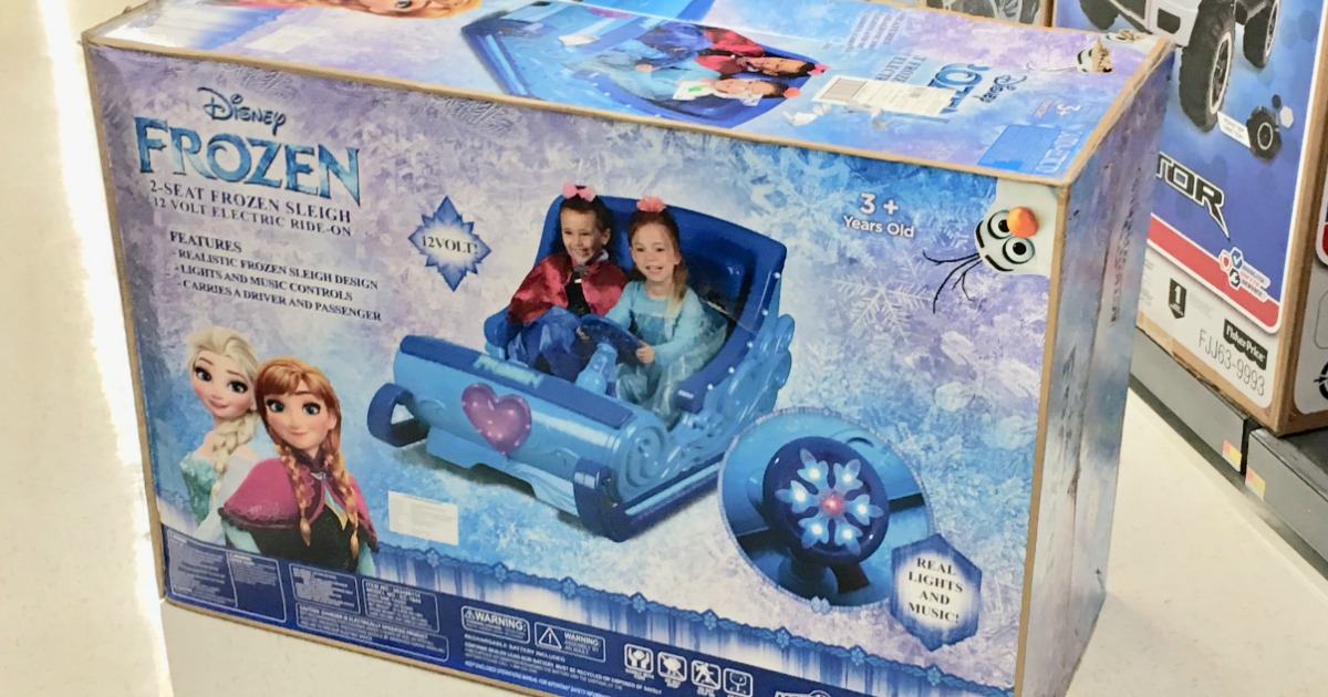frozen power wheels sleigh