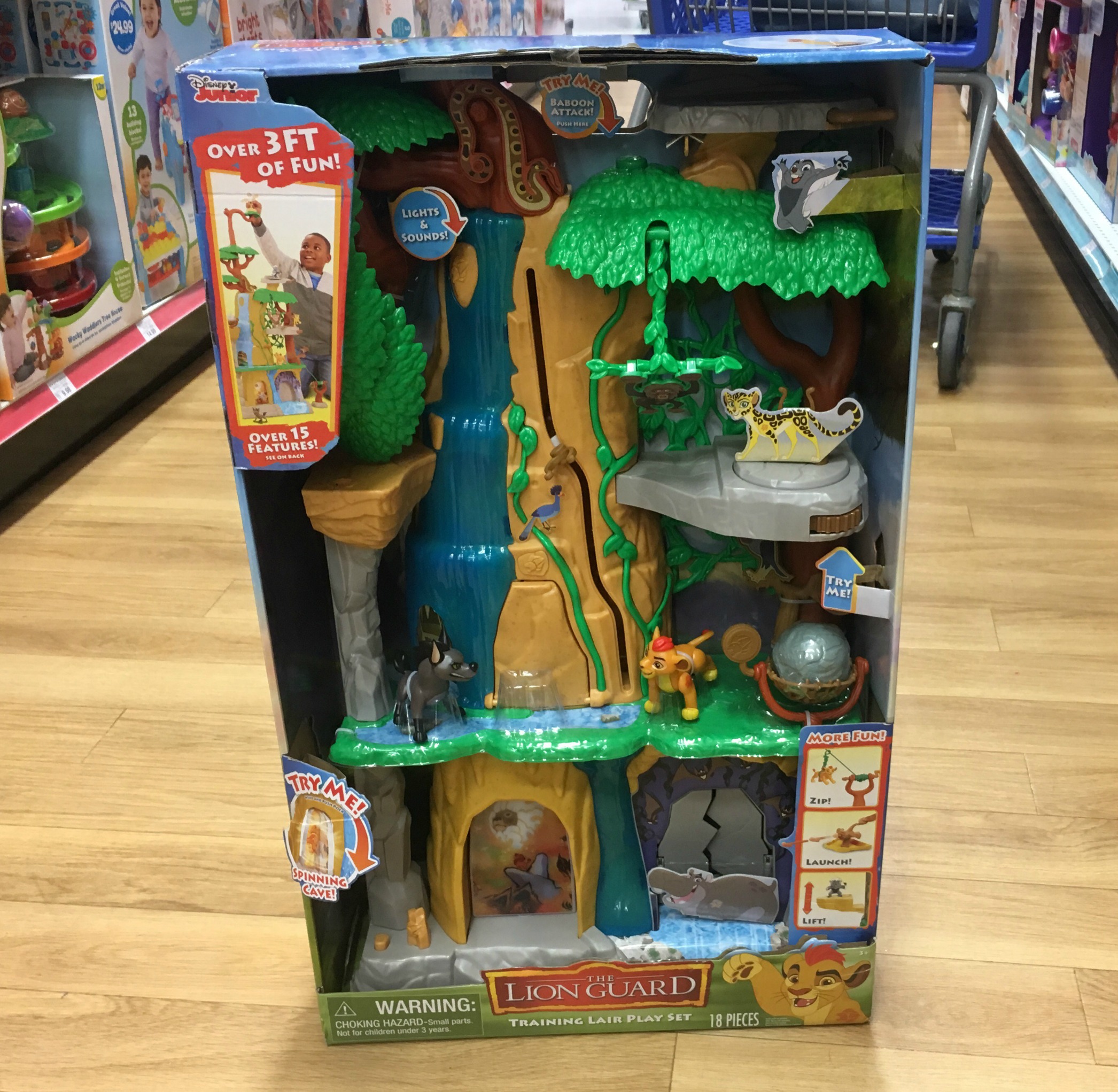 lion guard training lair playset