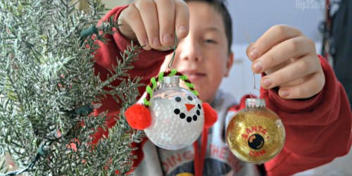 15 DIY Christmas Ornaments You Can Make w/ Clear Ornaments