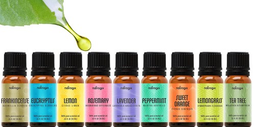 Amazon: Natrogix Essential Oils 9-Piece Set Only $13.99 (Just $1.55 Each) – Great Reviews