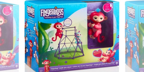 Don’t Wait! WowWee Fingerlings Baby Monkey AND Jungle Gym Playset ONLY $19.99