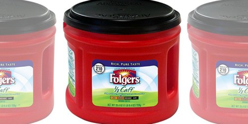 Amazon: Folgers 25.4oz Ground Coffee Only $3.24 Shipped