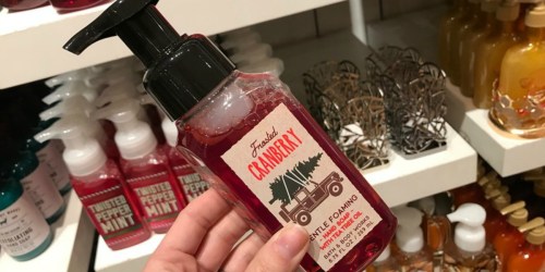 FREE Bath & Body Works Item w/ $10 Purchase ($14 Value) + $3 Holiday Hand Soaps