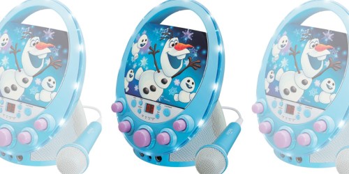 Disney Frozen Flashing Lights Karaoke Machine Just $19.97 (Regularly $65) + More