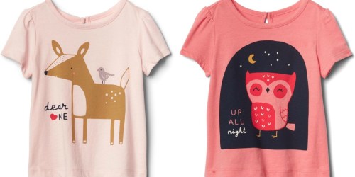 Gap Baby Girls’ Graphic Tees Only $3.79 Shipped (Regularly $15) + More
