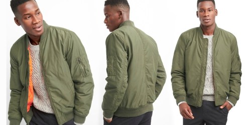 Gap Men’s Bomber Jackets Only $29.15 Shipped (Regularly $98)